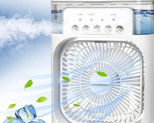 Ventilador Climatizador con pulverizador portátil